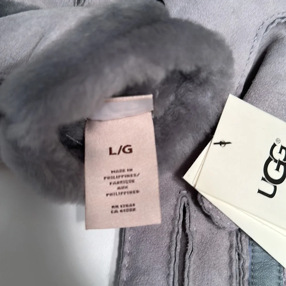 UGG size L , leather gloves. - Picture 5 of 7